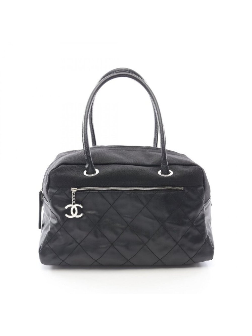 Chanel Boston Bag Paris Biarritz Black